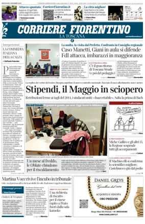 Cover of Corriere Fiorentino