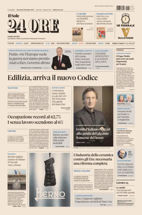 Cover of Il Sole 24 Ore