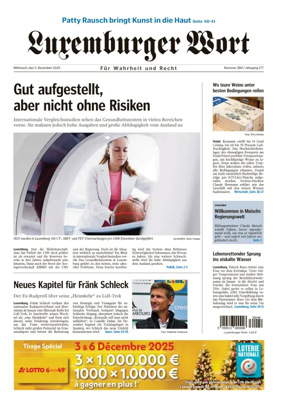 Cover of Luxemburger Wort