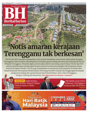 Cover of Berita Harian