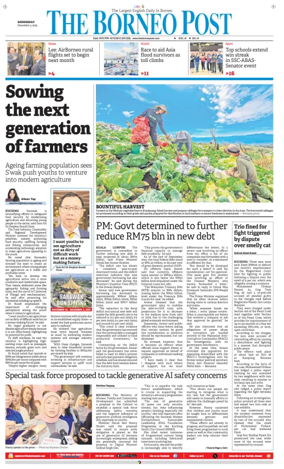 Cover of The Borneo Post