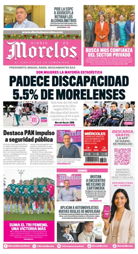 Cover of Diario de Morelos