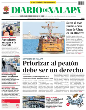 Cover of Diario de Xalapa