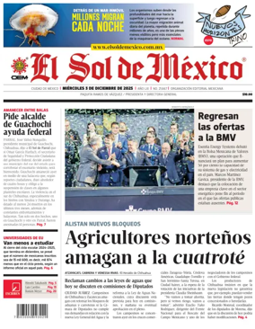 Cover of El Sol de Mexico