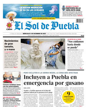 Cover of El Sol de Puebla