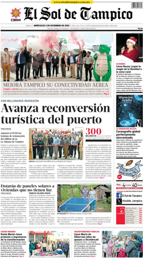 Cover of El Sol de Tampico