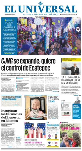 Cover of El Universal