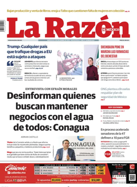 Cover of La Razón de México