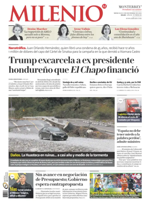 Cover of Milenio Monterrey