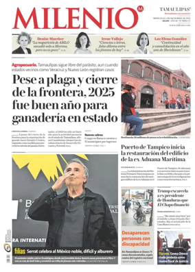 Cover of Milenio Tamaulipas