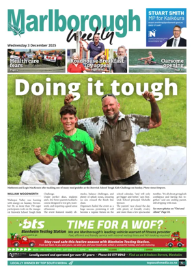 Cover of Marlborough Weekly