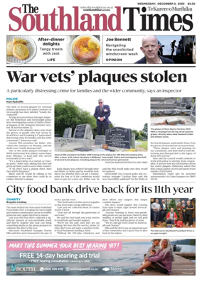 Cover of The Southland Times