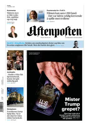 Cover of Aftenposten