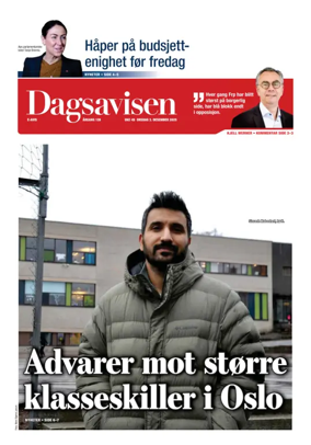Cover of Dagsavisen