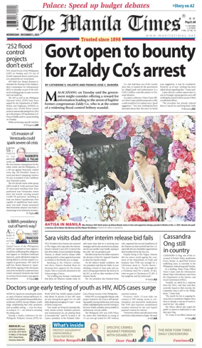 Cover of Manila Times