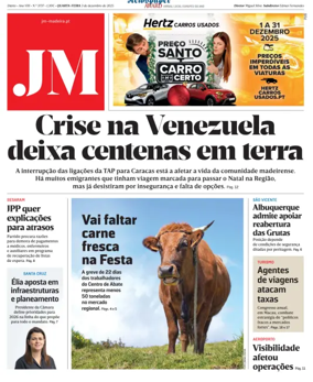 Cover of Jornal Madeira