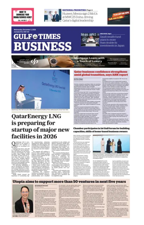 Cover of Gulf Times Business