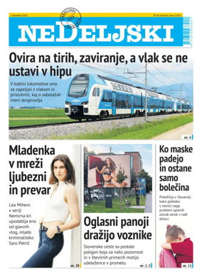 Cover of Nedeljski Dnevnik