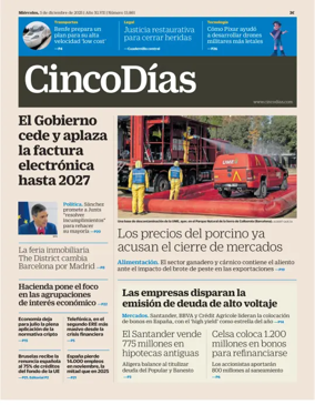 Cover of Cinco Días