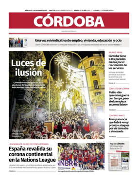 Cover of Diario Córdoba