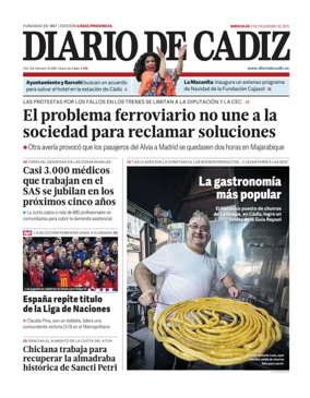 Cover of Diario de Cadiz