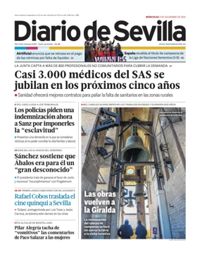 Cover of Diario de Sevilla