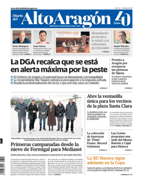Cover of Diario del Alto Aragón