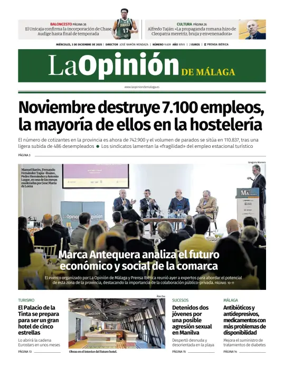Cover of La Opinión de Málaga