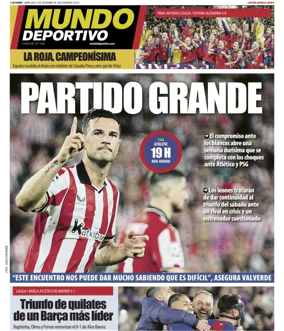 Cover of Mundo Deportivo (Bizkaia-Araba)
