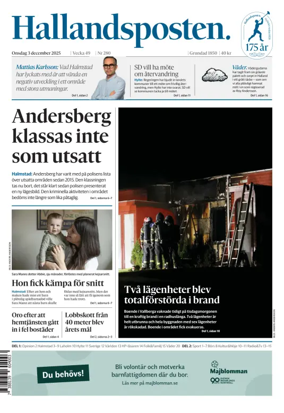 Cover of Hallandsposten
