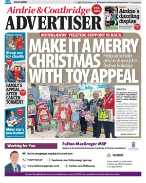 Cover of Airdrie & Coatbridge Advertiser