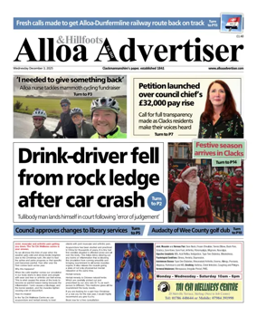 Cover of Alloa Advertiser