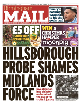 Cover of Birmingham Mail