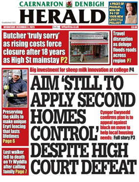 Cover of Caernarfon Herald