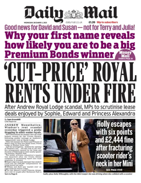 Cover of Daily Mail