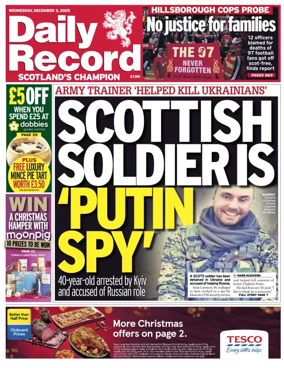 Cover of Daily Record
