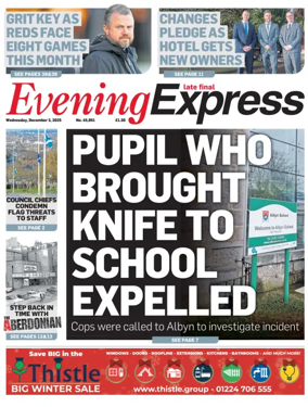 Cover of Evening Express (Extra Edition)