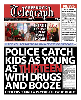 Cover of Greenock Telegraph