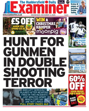Cover of Huddersfield Daily Examiner