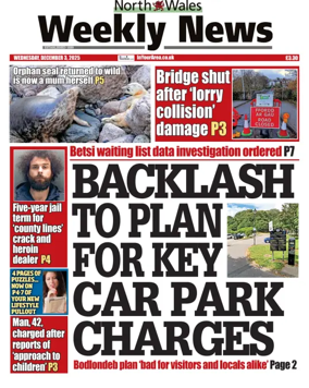 Cover of North Wales Weekly News