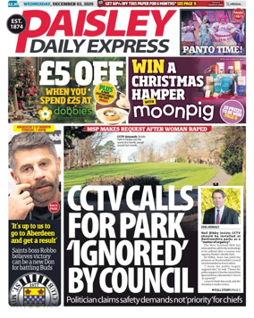 Cover of Paisley Daily Express