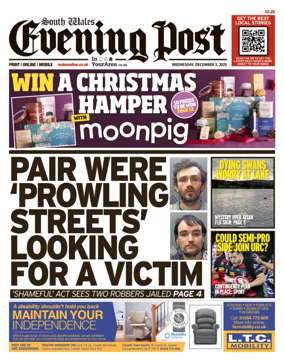 Cover of South Wales Evening Post