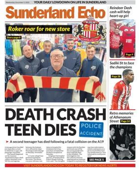 Cover of Sunderland Echo