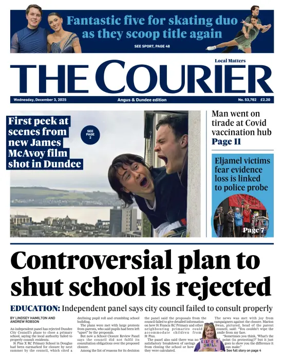 Cover of The Courier & Advertiser (Angus and The Mearns Edition)