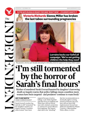 Cover of The Independent