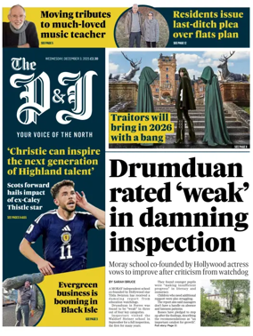 Cover of The Press and Journal (Highlands & Islands)