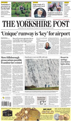Cover of Yorkshire Post