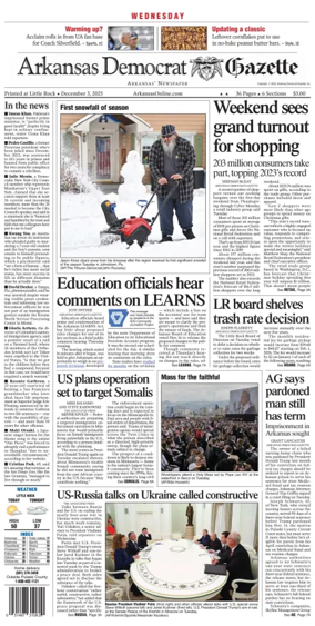 Cover of Arkansas Democrat-Gazette
