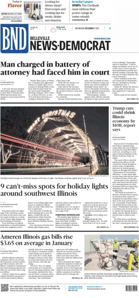 Cover of Belleville News-Democrat