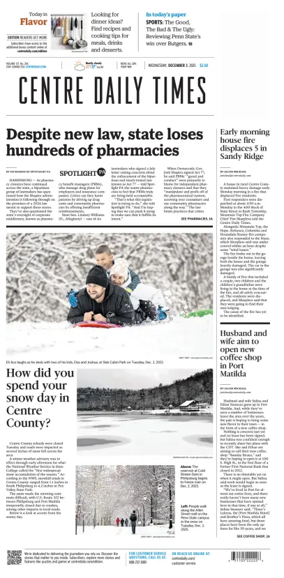 Cover of Centre Daily Times